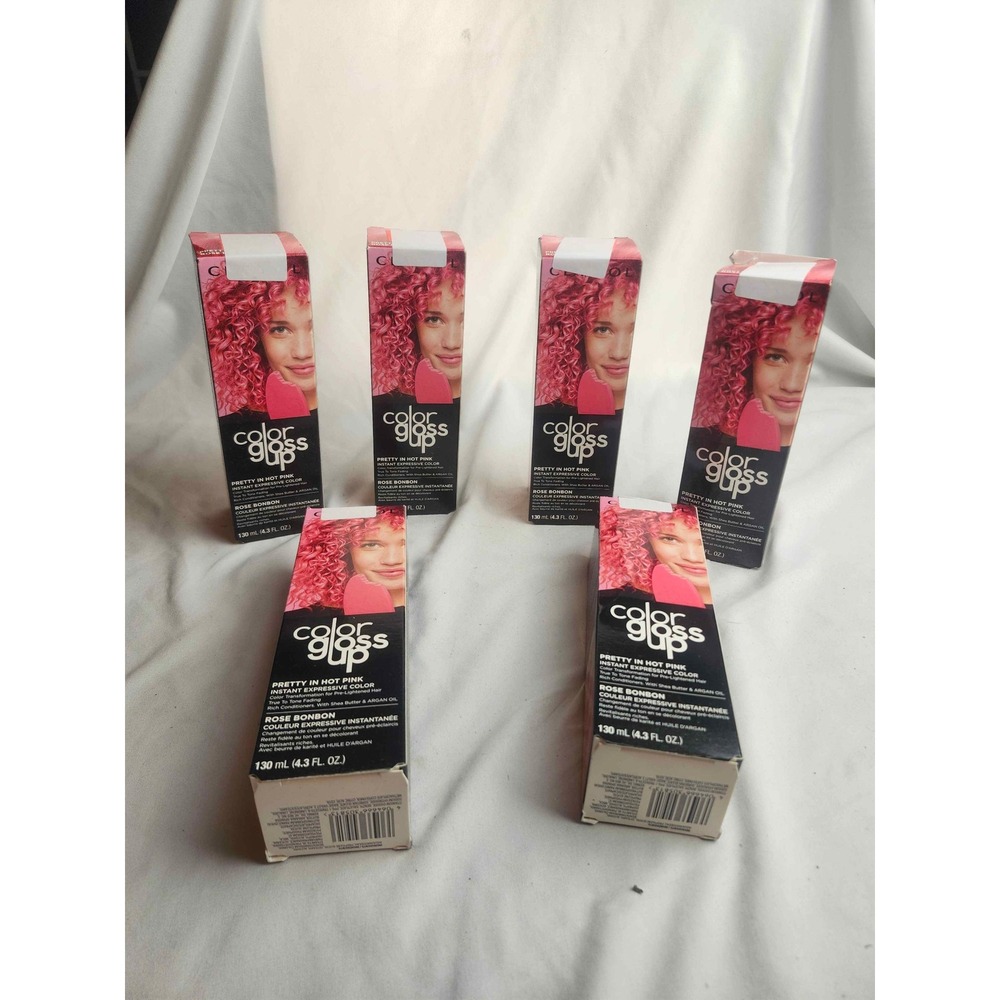 6 Pack Clairol Color Gloss Up Pretty In Hot Pink Instant Expressive Hair Color